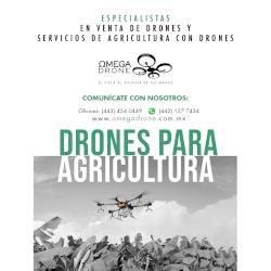 Drones para agricultura Michoacán - Omega Drone